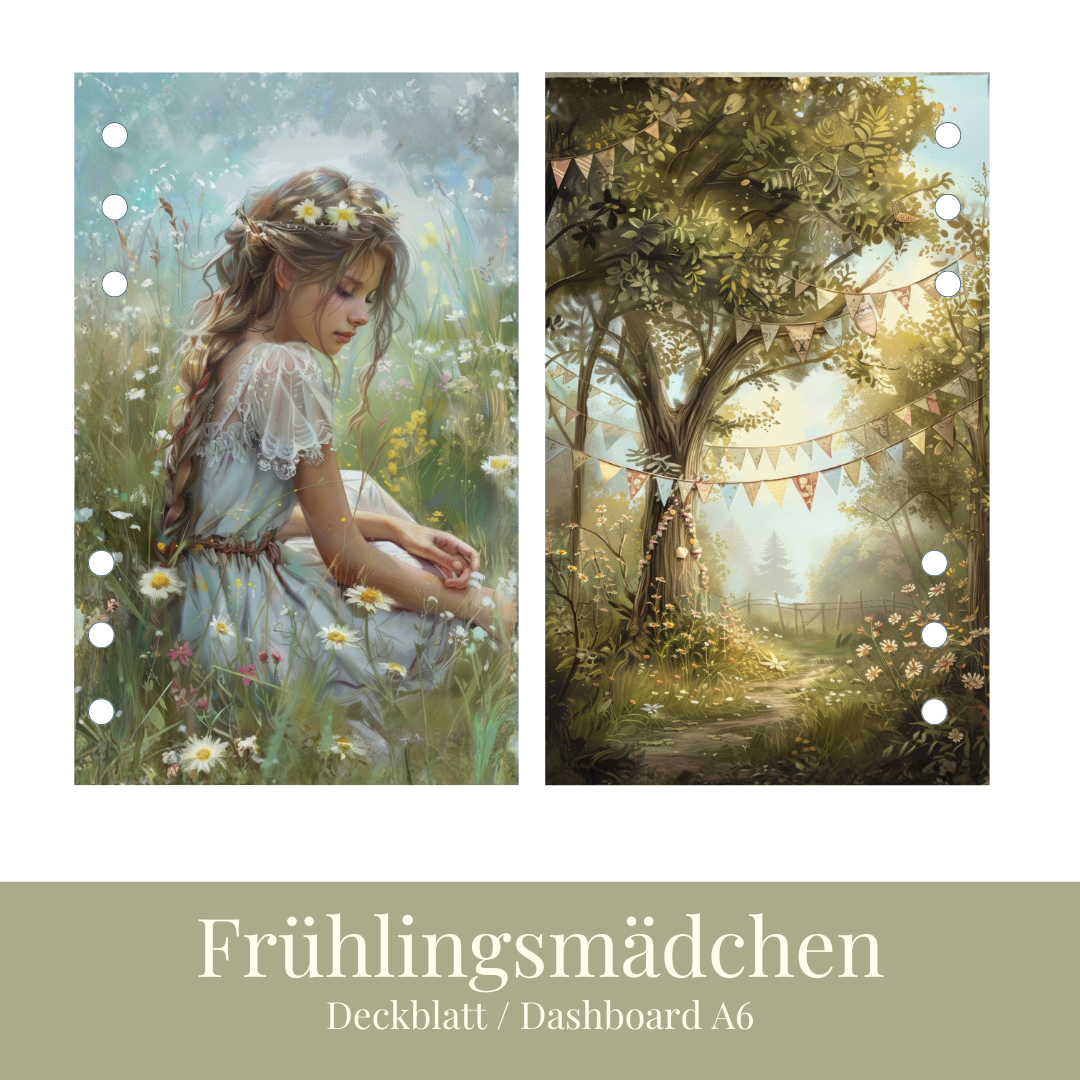 Deckblatt Frühlingsmädchen / Waldweg