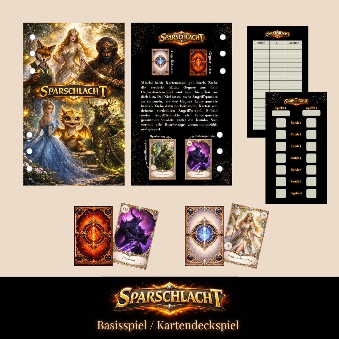 Sparschlacht Basisspiel