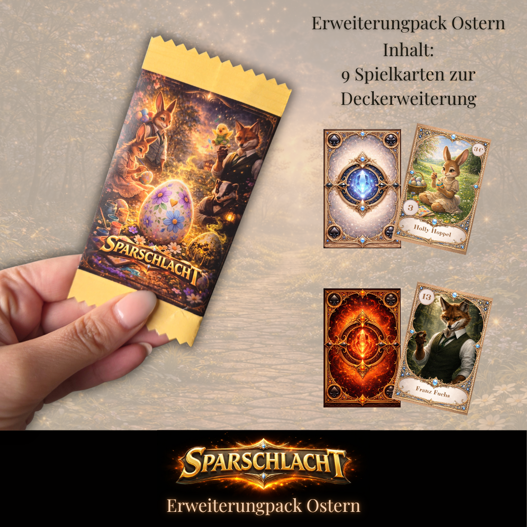 Sparschlacht Erweiterung Ostern