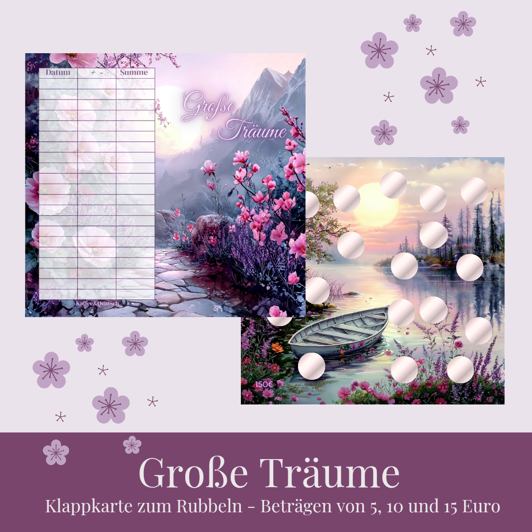 Klappkarte Große Träume