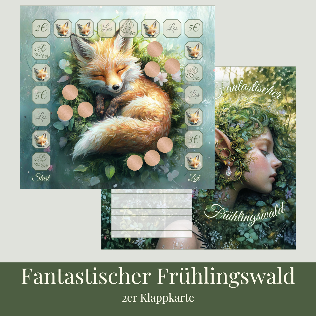 Fantastischer Frühlingswald