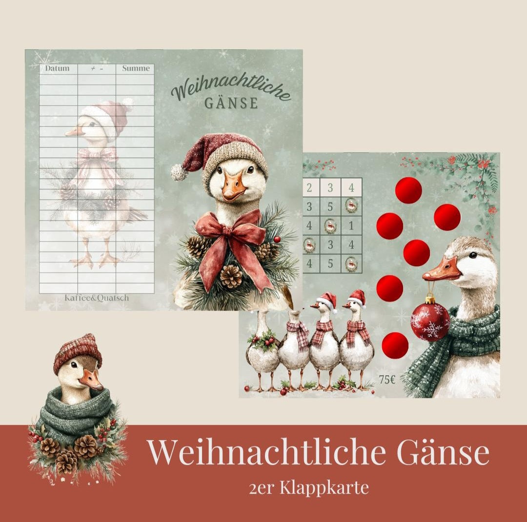 Weihnachtliche Gänse